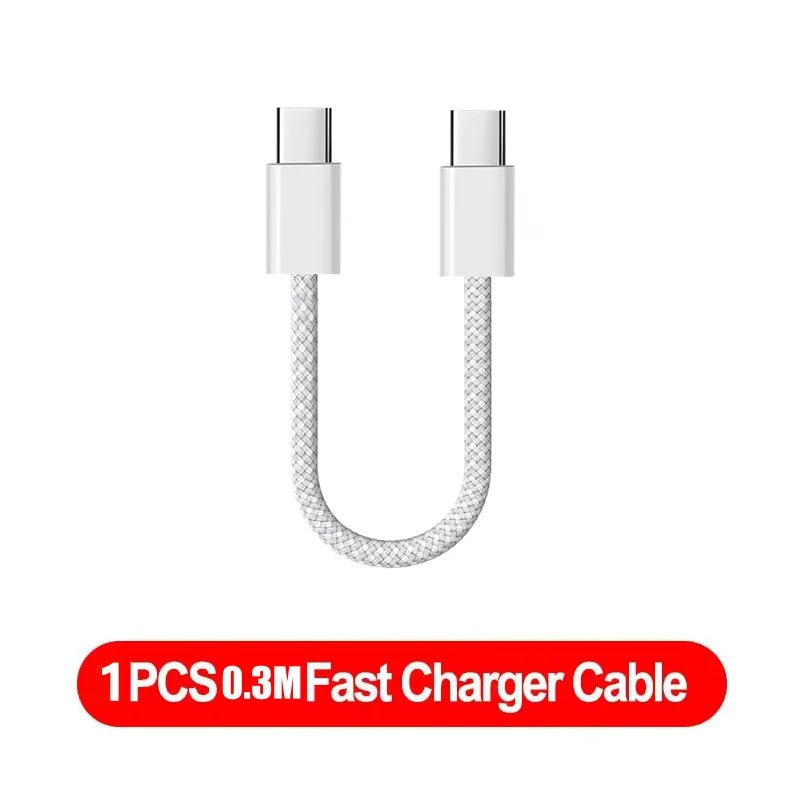 8 in 1 GaN USB C Desktop Charger 240W Fast Charge Phone Adapter Type C Cable For iPhone Samsung Xiaomi EU/US/UK Plug Charger